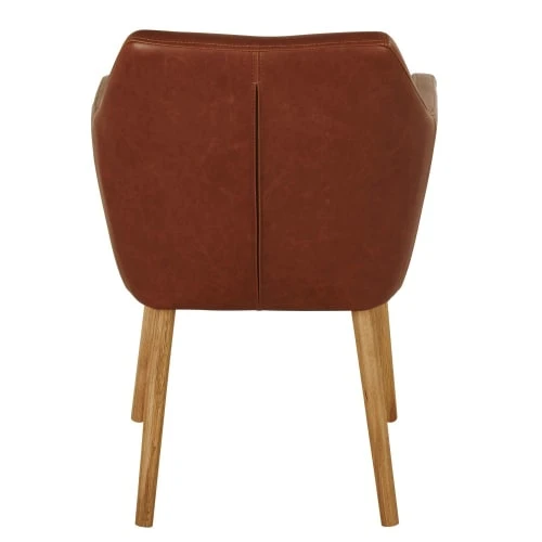 Maisons Du Monde Assises Fauteuil Vintage Marron 3 Maisons Du Monde Assises Fauteuil Vintage Marron – Image 3