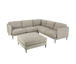 Meubles & Design Poufs Grand Pouf Carré En Tissu Gris -Magasin De Chaises grand pouf carre en tissu gris 5