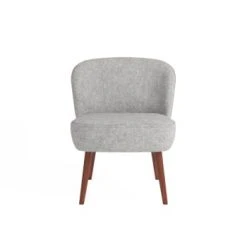 Potiron Paris Fauteuils Petit Fauteuil De Salon, Blanc Effet Laine Bouclée 4 Potiron Paris Fauteuils Petit Fauteuil De Salon, Blanc Effet Laine Bouclée -Magasin De Chaises petit fauteuil de salon en tissu gris