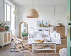 Maisons Du Monde Poufs Pouf à Billes En Jute Et Coton à Spirales Blanches -Magasin De Chaises pouf a billes en jute et coton a spirales blanches 1000 7 0 210535 6