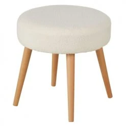 Magasin De Chaises -Magasin De Chaises pouf a bouclettes blanches 1000 1 39 226441 2