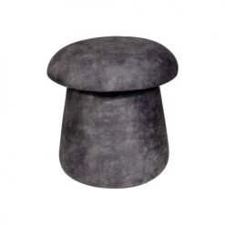 Pirouette Paris Poufs Pouf Champignon En Velours Gris