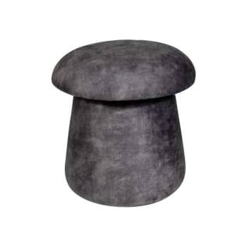 Pouf champignon en velours safran Pirouette Paris Poufs Pouf Champignon En Velours Safran -Magasin De Chaises pouf champignon en velours gris