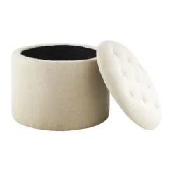 Maisons Du Monde Poufs Pouf Coffre Capitonné Crème 2 Maisons Du Monde Poufs Pouf Coffre Capitonné Crème -Magasin De Chaises pouf coffre capitonne creme 1000 6 20 211826 5