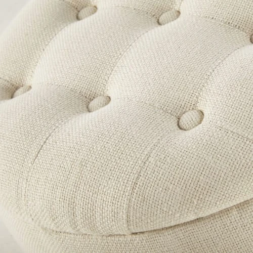 Pouf coffre capitonné crème Maisons Du Monde Poufs Pouf Coffre Capitonné Crème -Magasin De Chaises pouf coffre capitonne creme 1000 6 20 211826 6
