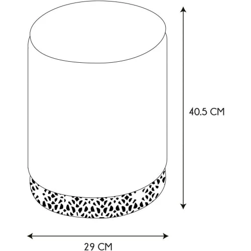 Pouf coffre Mirage noir The Home Deco Factory Poufs Pouf Coffre Mirage Noir -Magasin De Chaises pouf coffre mirage noir 1