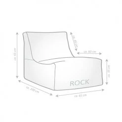 Sitting Point Poufs Pouf D'intérieur Avec Dossier Aspect Velours Moutarde 65x100x65cm -Magasin De Chaises pouf d interieur avec dossier aspect velours moutarde 65x100x65cm 3