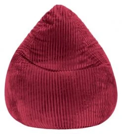 Sitting Point Poufs Pouf Design D'intérieur En Velours Bordeaux