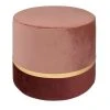 Maisons Du Monde Poufs Pouf Effet Velours Rose Et Doré