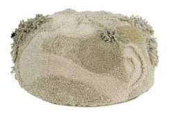 Lorena Canals Poufs Pouf En Coton Marron Ø30x50