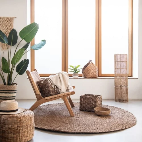 Pouf en jonc de mer tressé Maisons Du Monde Poufs Pouf En Jonc De Mer Tressé -Magasin De Chaises pouf en jonc de mer tresse 1000 1 16 139129 13