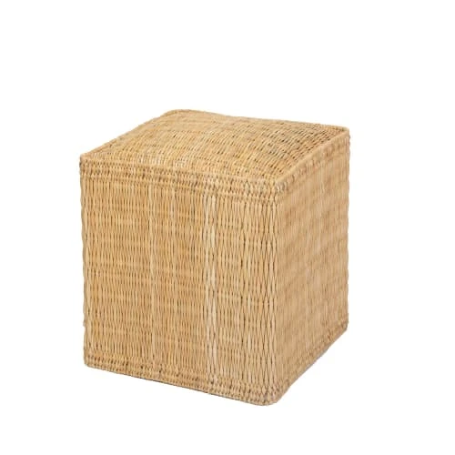 Pouf en jonc HYDILE Poufs Pouf En Jonc -Magasin De Chaises pouf en jonc