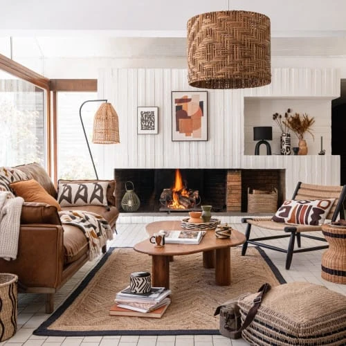 Pouf en jute tressée à la main et coton noir et beige Maisons Du Monde Poufs Pouf En Jute Tressée à La Main Et Coton Noir Et Beige -Magasin De Chaises pouf en jute tressee a la main et coton noir et beige 1000 15 28 227373 4