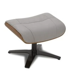 My New Design Repose-pieds Pouf En Microfibre Et Chêne Naturel - Microfibre Gris -Magasin De Chaises pouf en microfibre et chene naturel microfibre gris 5