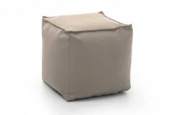 Talamo Italia Poufs Pouf En Tissu Beige -Magasin De Chaises pouf en tissu beige 8