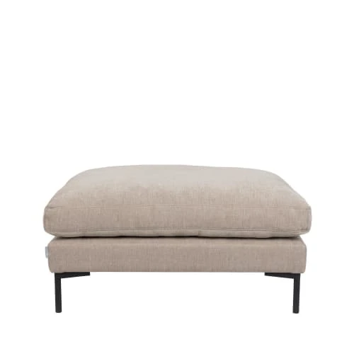 Pouf en tissu beige Zuiver Poufs Pouf En Tissu Beige -Magasin De Chaises pouf en tissu beige