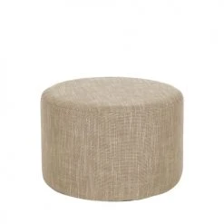 Pomax Poufs Pouf En Tissu D55cm Beige