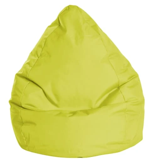 Pouf en tissu en forme de poire vert anis Sitting Point Poufs Pouf En Tissu En Forme De Poire Vert Anis -Magasin De Chaises pouf en tissu en forme de poire vert anis