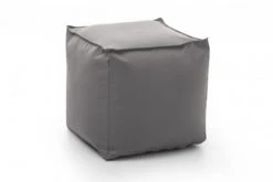 Talamo Italia Poufs Pouf En Tissu Gris -Magasin De Chaises pouf en tissu gris 2