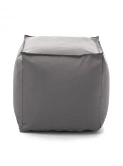 Talamo Italia Poufs Pouf En Tissu Gris