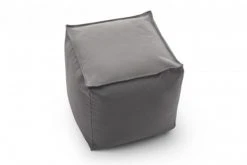 Talamo Italia Poufs Pouf En Tissu Gris -Magasin De Chaises pouf en tissu gris 3