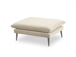 Micadoni Home Poufs Pouf En Velours Beige 3 Micadoni Home Poufs Pouf En Velours Beige -Magasin De Chaises pouf en velours beige 8