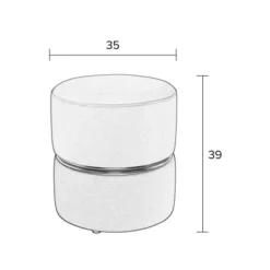 Drawer Poufs Pouf En Velours Bleu Canard Et Vert Forêt -Magasin De Chaises pouf en velours bleu canard et vert foret 3