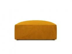Micadoni Home Poufs Pouf En Velours CÎtelé Jaune