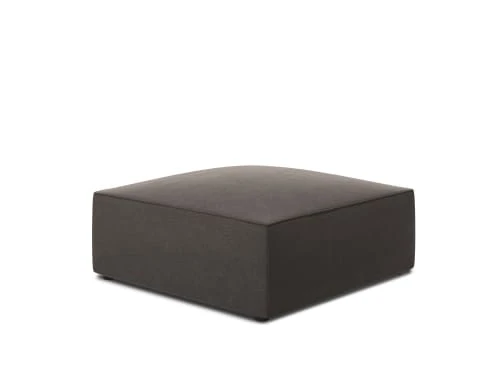 Pouf en velours gris foncé Micadoni Home Poufs Pouf En Velours Gris Foncé -Magasin De Chaises pouf en velours gris fonce 3