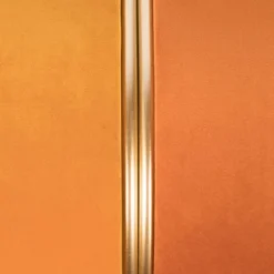 Drawer Poufs Pouf En Velours Jaune Et Orange -Magasin De Chaises pouf en velours jaune et orange 3