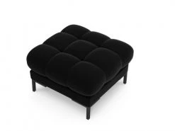 Micadoni Home Poufs Pouf En Velours Noir -Magasin De Chaises pouf en velours noir 2