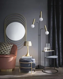 Maisons Du Monde Poufs Pouf En Velours Noir Et Métal Doré -Magasin De Chaises pouf en velours noir et metal dore 1000 15 30 202570 4