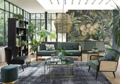 Maisons Du Monde Assises Pouf En Velours Vert Et Métal Doré 2 Maisons Du Monde Assises Pouf En Velours Vert Et Métal Doré -Magasin De Chaises pouf en velours vert et metal dore 1000 0 16 203745 3