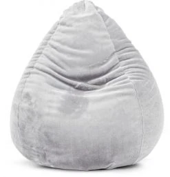 Sitting Point Poufs Pouf Poire XL D'intérieur Fourrure Douce Beige 70x110cm -Magasin De Chaises pouf poire xl d interieur fourrure douce gris clair 70x110cm