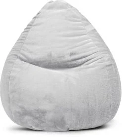 Sitting Point Poufs Pouf Poire XXL D'intérieur Fourrure Douce Bleu 80x130cm -Magasin De Chaises pouf poire xxl d interieur fourrure douce gris clair 80x130cm