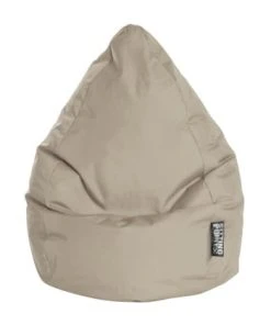 Sitting Point Poufs Pouf Poire XXL D'intérieur Bleu Foncé 80x130cm -Magasin De Chaises pouf poire xxl d interieur kaki beige 80x130cm