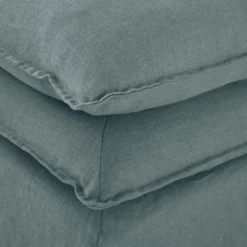 Maisons Du Monde Poufs Pouf Pour Canapé Modulable En Lin Bleu Céladon -Magasin De Chaises pouf pour canape modulable en lin bleu celadon 1000 2 29 202200 3