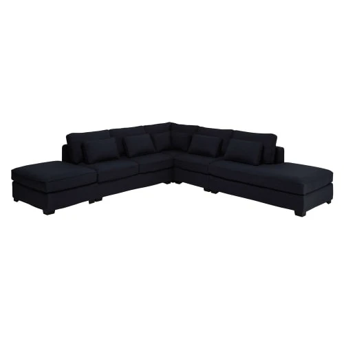 Pouf pour canapé modulable gris anthracite Maisons Du Monde Assises Pouf Pour Canapé Modulable Gris Anthracite -Magasin De Chaises pouf pour canape modulable gris anthracite 1000 15 2 180402 4