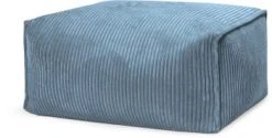 Sitting Point Poufs Pouf Repose Pied Carré Velours Grosse Cote Gris Anthracite 55x65x35cm -Magasin De Chaises pouf repose pied carre velours grosse cote bleu petrole 55x65x35cm
