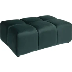 Kare Design Poufs Pouf Repose-pieds En Velours Vert Foncé 3 Kare Design Poufs Pouf Repose-pieds En Velours Vert Foncé -Magasin De Chaises pouf repose pieds en velours vert fonce 3