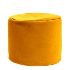 Jumbo Bag Poufs Pouf Rond D'intérieur En Velours Sauge 3 Jumbo Bag Poufs Pouf Rond D'intérieur En Velours Sauge -Magasin De Chaises pouf rond d interieur en velours curry