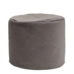 Jumbo Bag Poufs Pouf Rond D'intérieur En Velours Sauge 4 Jumbo Bag Poufs Pouf Rond D'intérieur En Velours Sauge -Magasin De Chaises pouf rond d interieur en velours onyx