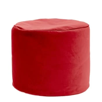 Pouf rond d'intérieur en velours sauge Jumbo Bag Poufs Pouf Rond D'intérieur En Velours Sauge -Magasin De Chaises pouf rond d interieur en velours rouge scarlet