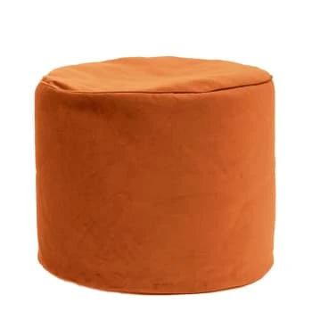 Pouf rond d'intérieur en velours sauge Jumbo Bag Poufs Pouf Rond D'intérieur En Velours Sauge -Magasin De Chaises pouf rond d interieur en velours terracotta