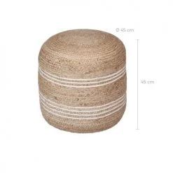 Rendez Vous Déco Poufs Pouf Rond En Jute -Magasin De Chaises pouf rond en jute 3