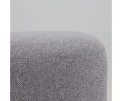 Meubles & Design Poufs Pouf Rond En Tissu Pieds Métal Gris -Magasin De Chaises pouf rond en tissu pieds metal gris 3