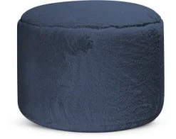 Sitting Point Poufs Pouf Rond Fausse Fourrure Douce Taupe Beige 50x30cm -Magasin De Chaises pouf rond fausse fourrure douce bleu diametre 50x30cm