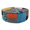 The Home Deco Factory Poufs Pouf Rond Patchwork D50cm