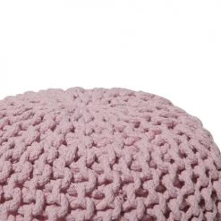 Beliani Poufs Pouf Rose 40 X 25 Cm -Magasin De Chaises pouf rose 40 x 25 cm 2