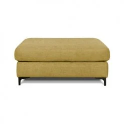 Maison Aubertin Poufs Pouf Salon Tissu Jaune